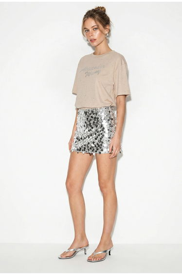 LUCCI Oversized Printed Cotton Jersey T-Shirt