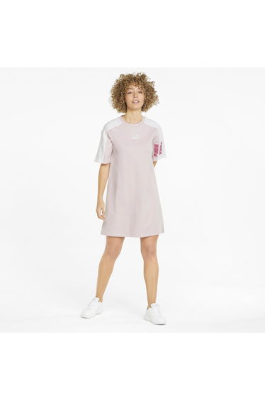 Puma Power Colorblock Tee Dress TR Chalk