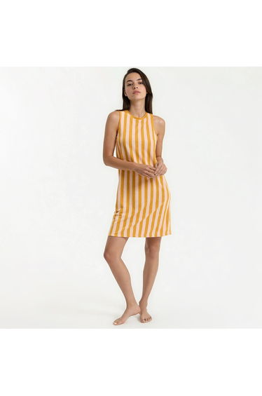 Striped Towelling Nightshirt