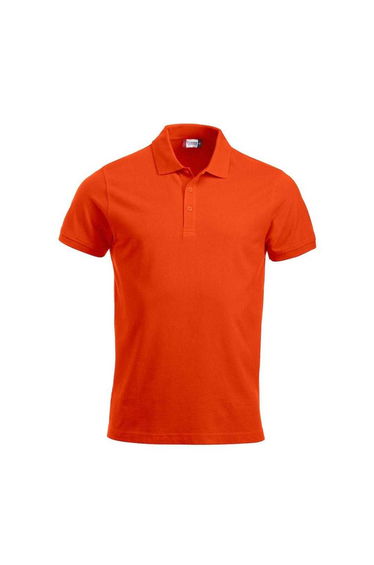 Clique Mens Classic Lincoln Polo Shirt - Blood Orange