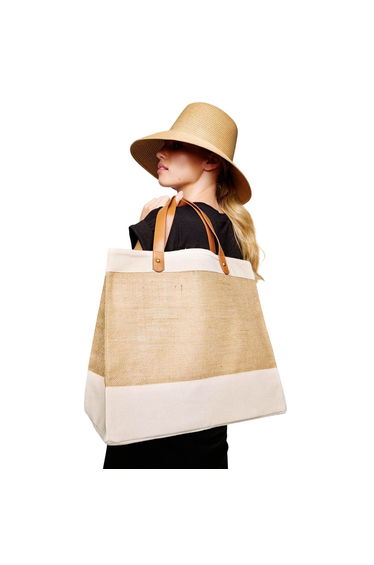 Nutshell Adley Jute Tote - Natural