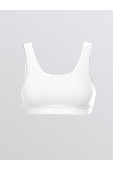 Non-Wired Non-Padded Plain Sports Bra