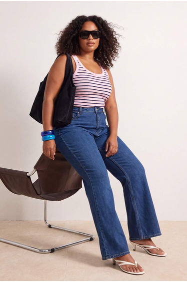Plus Size Jeans - Blue - Slim