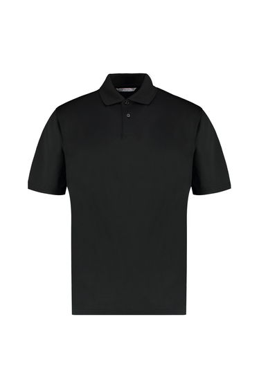 Kustom Kit Mens Cooltex Plus Regular Polo Shirt - Black