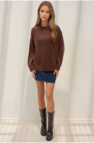 Crew Neck Cozy Sweater