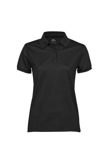 Tee Jays Womens/Ladies Club Polo Shirt - Black