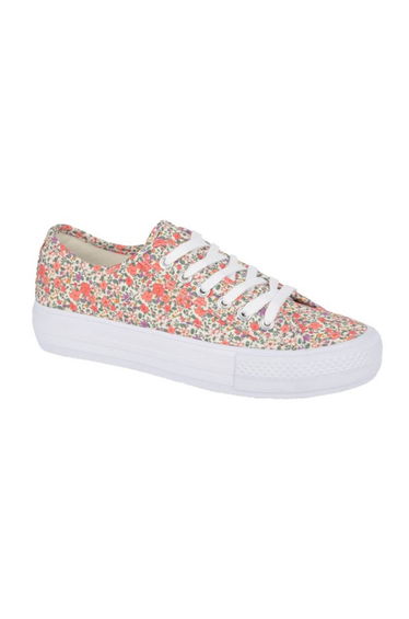 Rdek Womens/Ladies Floral Trainers - Beige