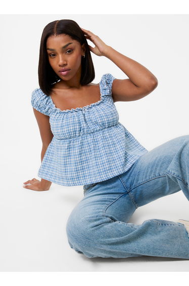 Milkmaid Crop Top