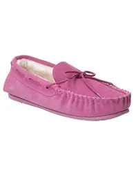 Hush Puppies Womens/Ladies Allie Slip On Leather Slipper - Rose