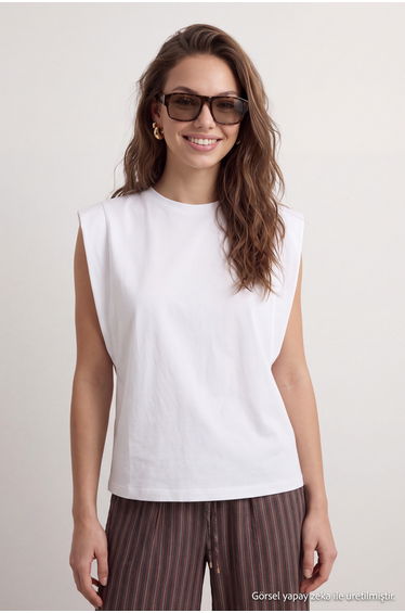 T-Shirt - White - Regular fit product thumbnail 3