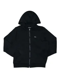 Boy's Lacoste Infant Zip Hoody in Black