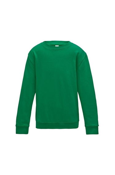 Awdis Childrens/Kids Sweatshirt - Kelly Green