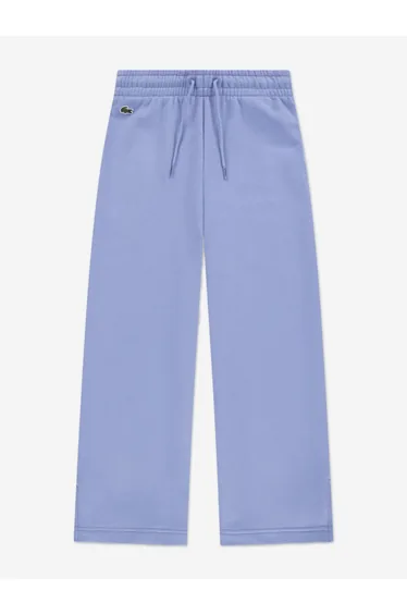 Lacoste Girls Logo Joggers in Blue