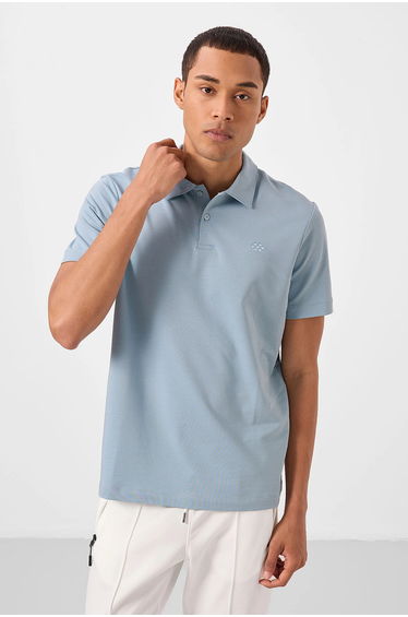 TOMMY Men's Cotton-Blend Polo T-Shirt