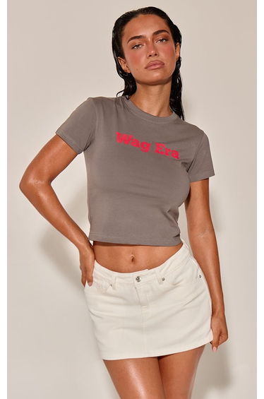 Charcoal Wag Era Crop Top