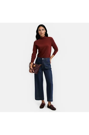 Fine Knit High Neck Jumper/Sweater