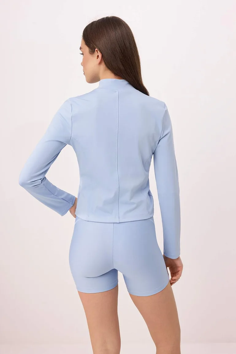 Light Blue Diving/Scuba Knitted Sports Jacket - 3