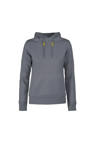 Printer Womens/Ladies Fastpitch Hoodie - Steel Grey