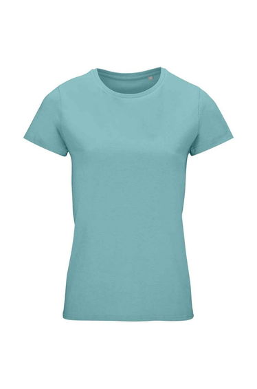 SOLS Womens/Ladies Crusader Organic T-Shirt - Pool Blue