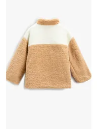 Girls' Camel Hair Jacket 3WKG20006AK - 1