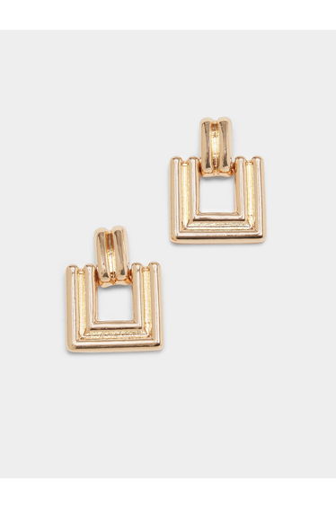 Textured Square Earrings