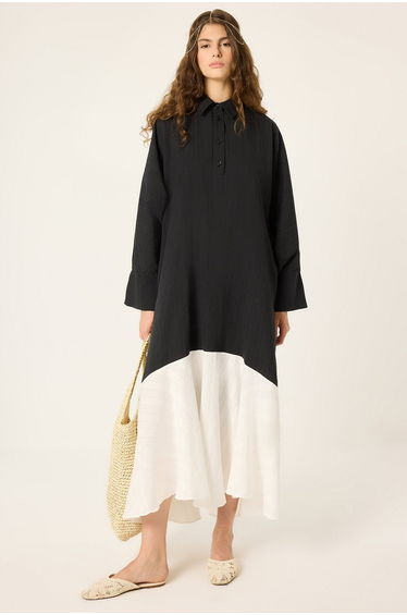 COLOR BLOCK DRESS