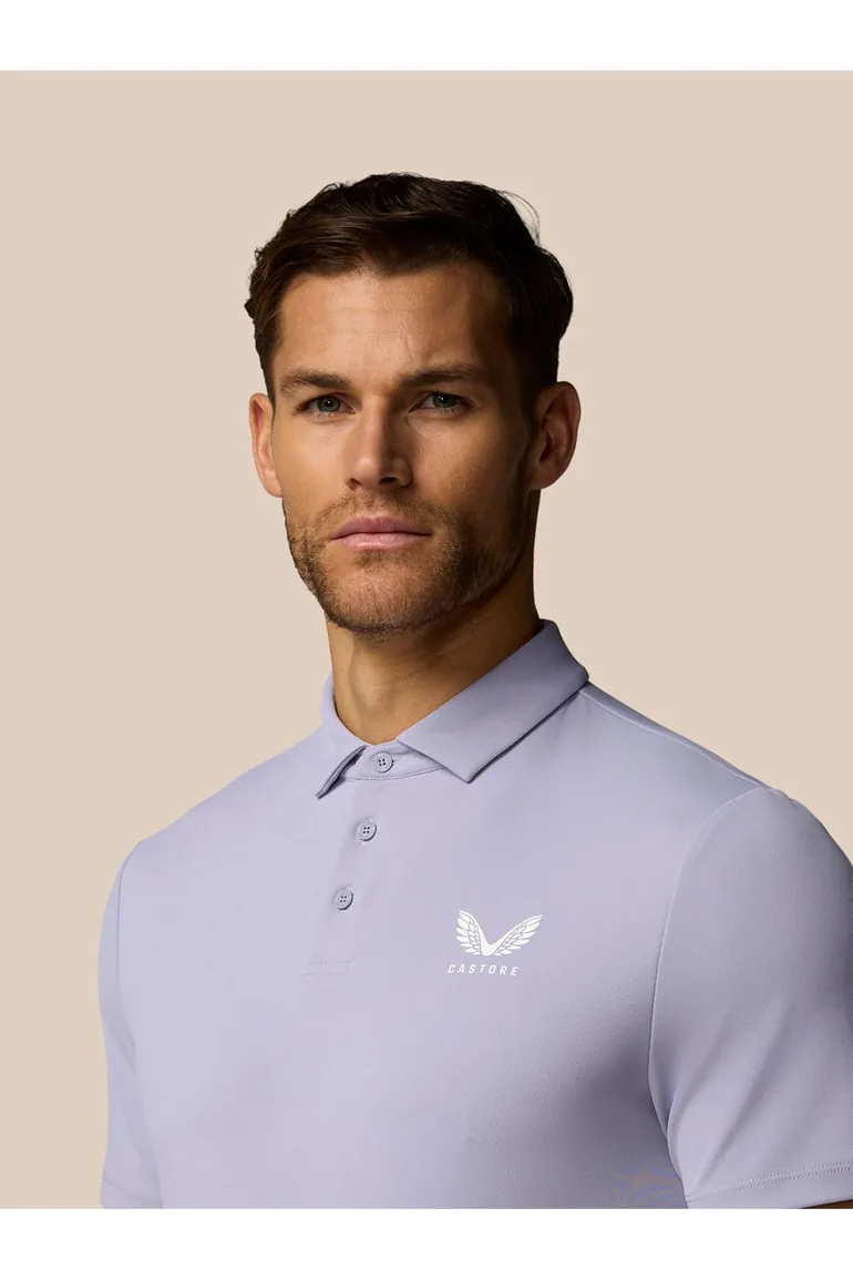 Essential Ss Polo Purple/White - 2