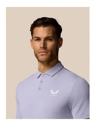 Essential Ss Polo Purple/White - 2