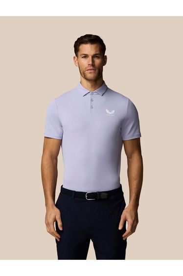 Essential Ss Polo Purple/White