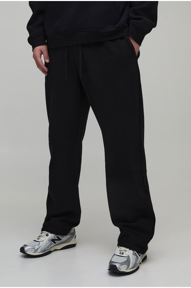 Basic Straight Leg Jogger - black