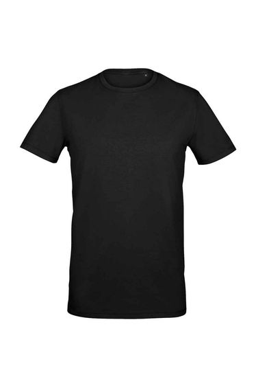 SOLS Mens Millenium Stretch T-Shirt - Deep Black