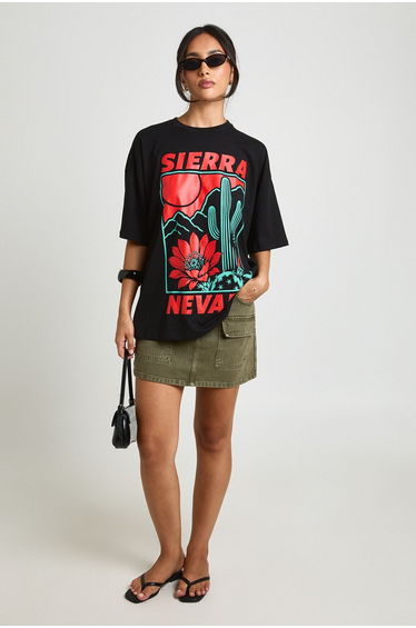 Sierra Nevada Printed T-Shirt - black
