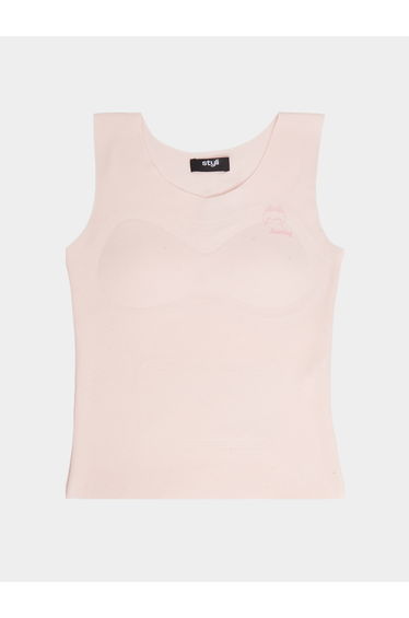 Teen Girls Knit Vest with Pads
