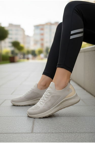 Beige Women's Sneakers
