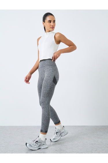 Seamless Tonal Jacquard Leggings
