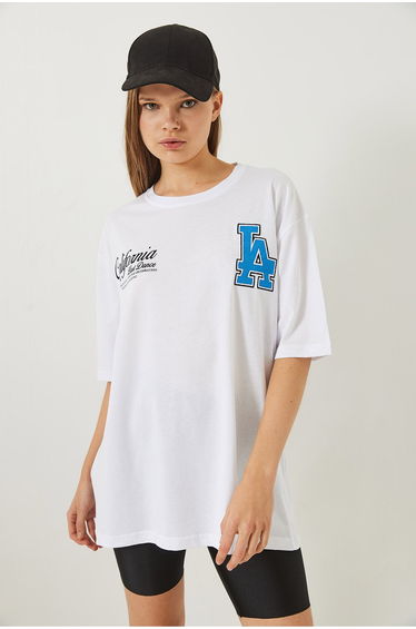 Women's Los Angeles Printed Oversize T-Shirt