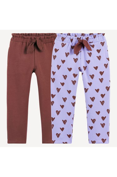 Pack of 2 Joggers in Cotton