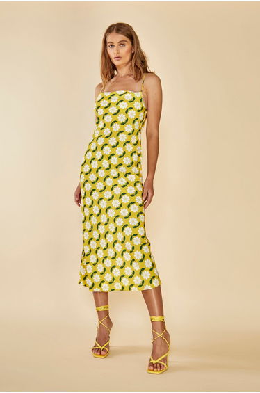 Glamorous Care Bias Cut Cowl Neck Cami Dress