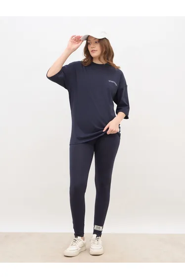 Oversized Slogan T-Shirt and Leggings Co-Ords