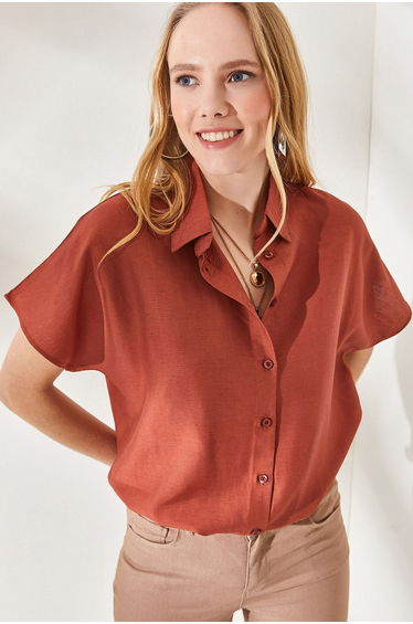 Shirt - Orange - Oversize