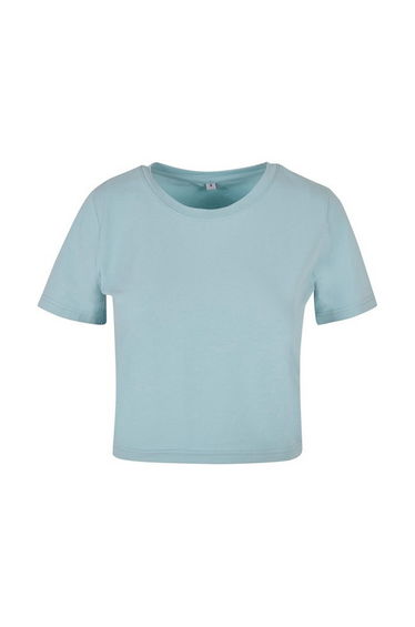 Womens/Ladies Crop Top - Ocean Blue