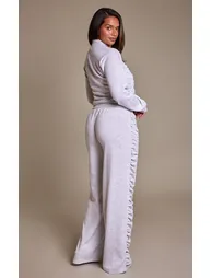 Shape Grey Ruched Straight Leg Joggers - 2