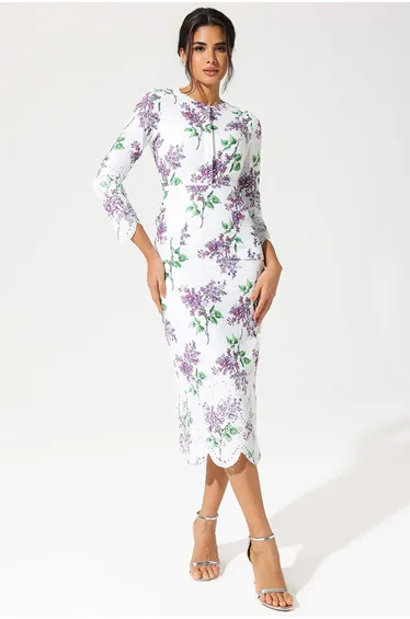 Marguerite Floral Broderie Anglaise Dress