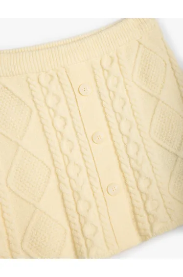 تنورة قطن ابيض