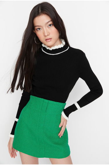 Sweater - Black - Regular fit