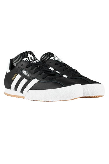 Adidas Mens Samba Leather Trainers - Black/White