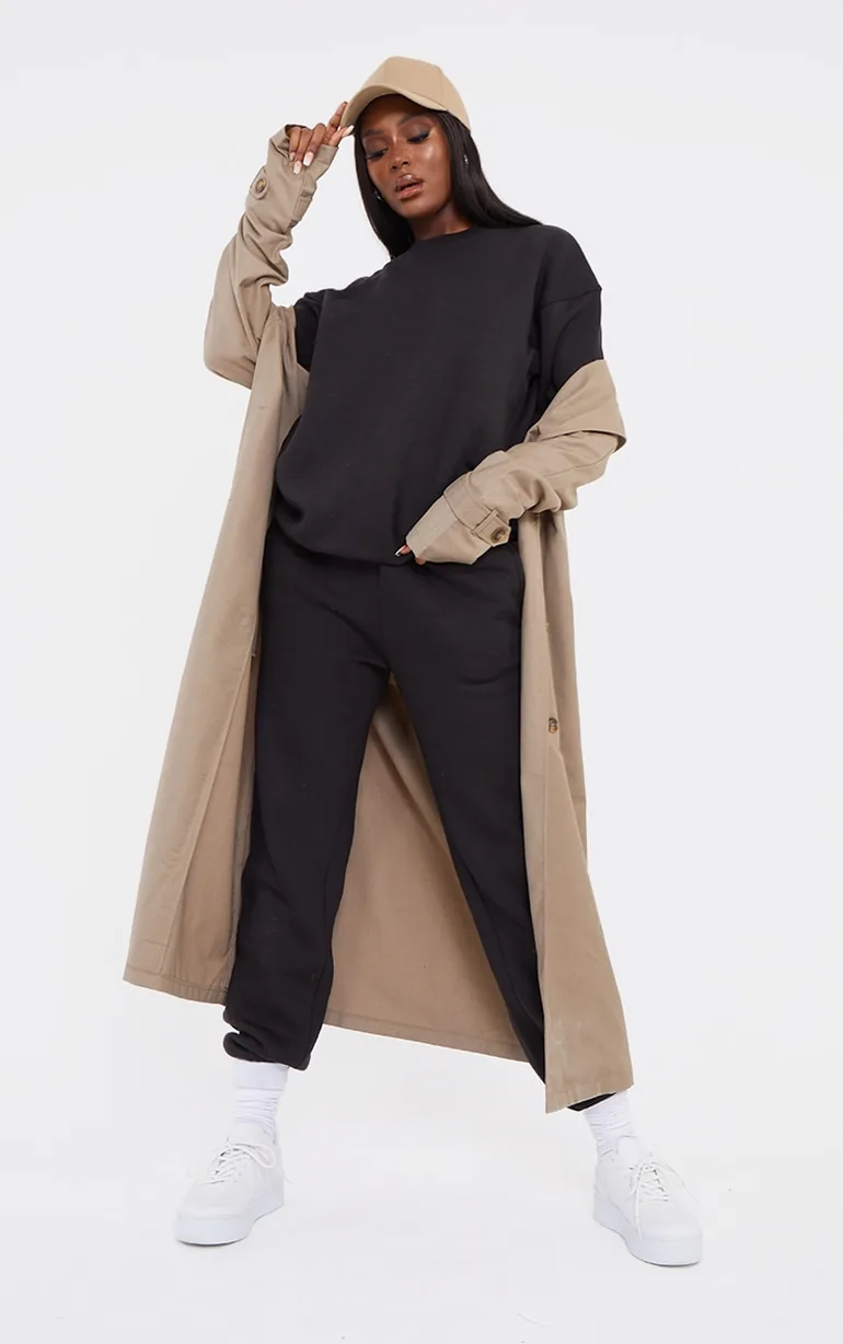 Tall Black Ultimate Basic Oversized Sweatshirt