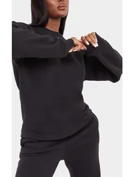 Tall Black Ultimate Basic Oversized Sweatshirt - 3