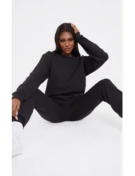 Tall Black Ultimate Basic Oversized Sweatshirt - 1