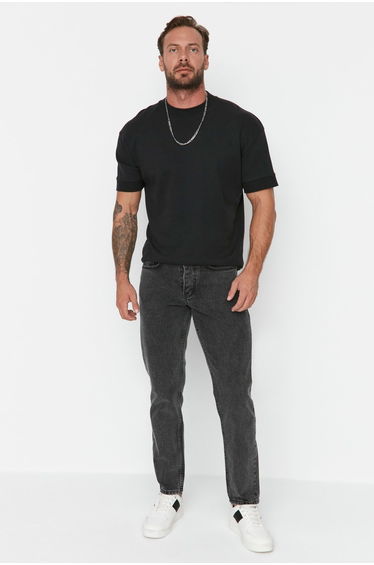Jeans - Black - Carrot pants